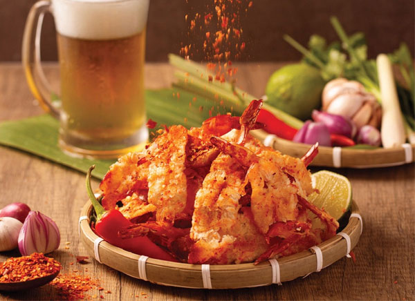 Tôm sấy cán cay thơm ngon thế nào?
