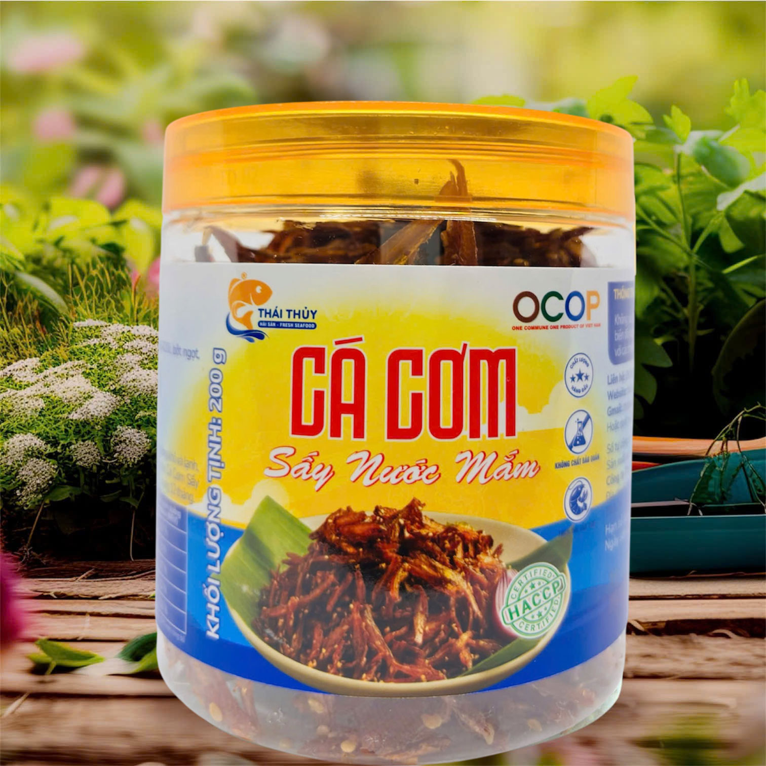 Cá cơm sấy nước mắm hộp 200g