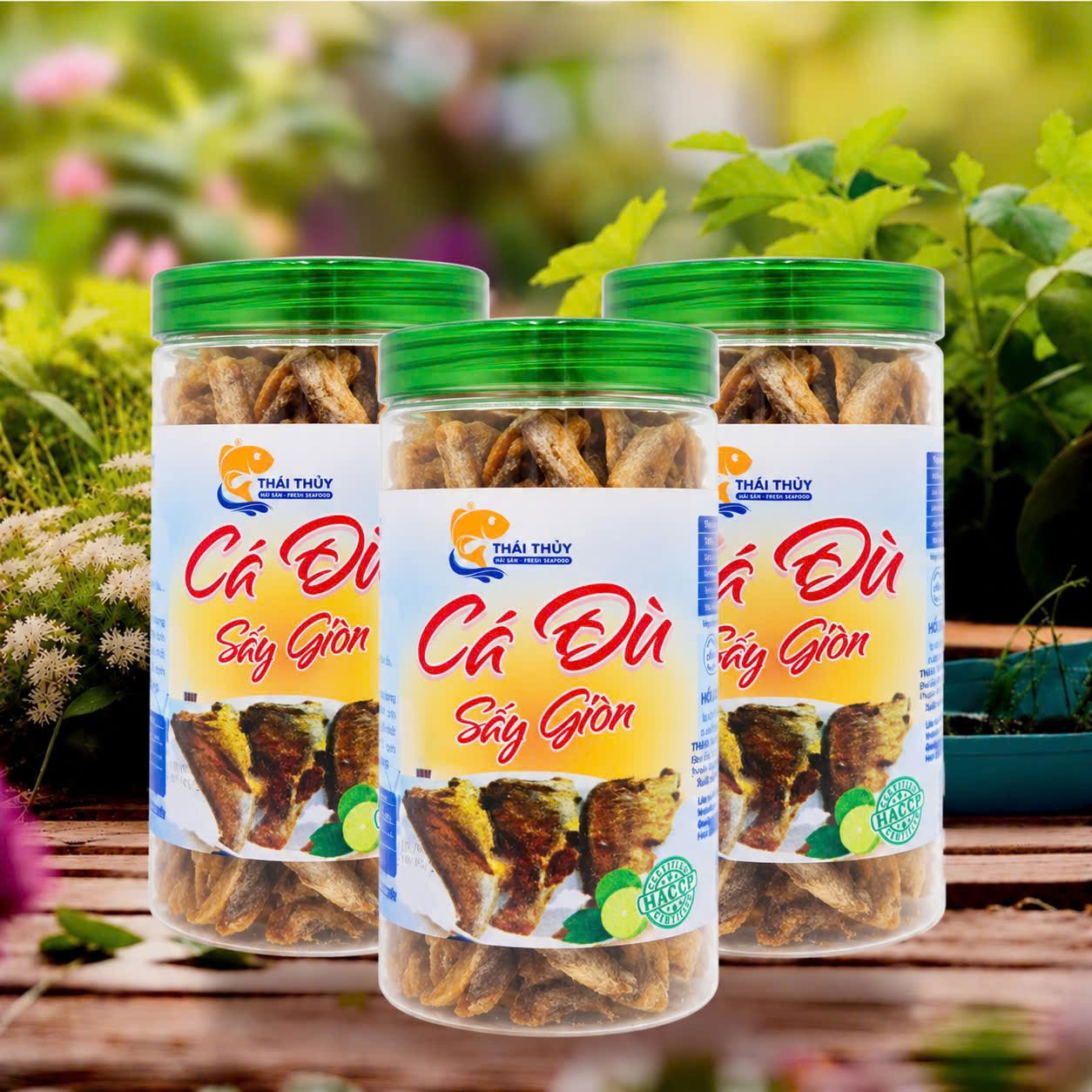 Cá đù sấy giòn hộp 200g